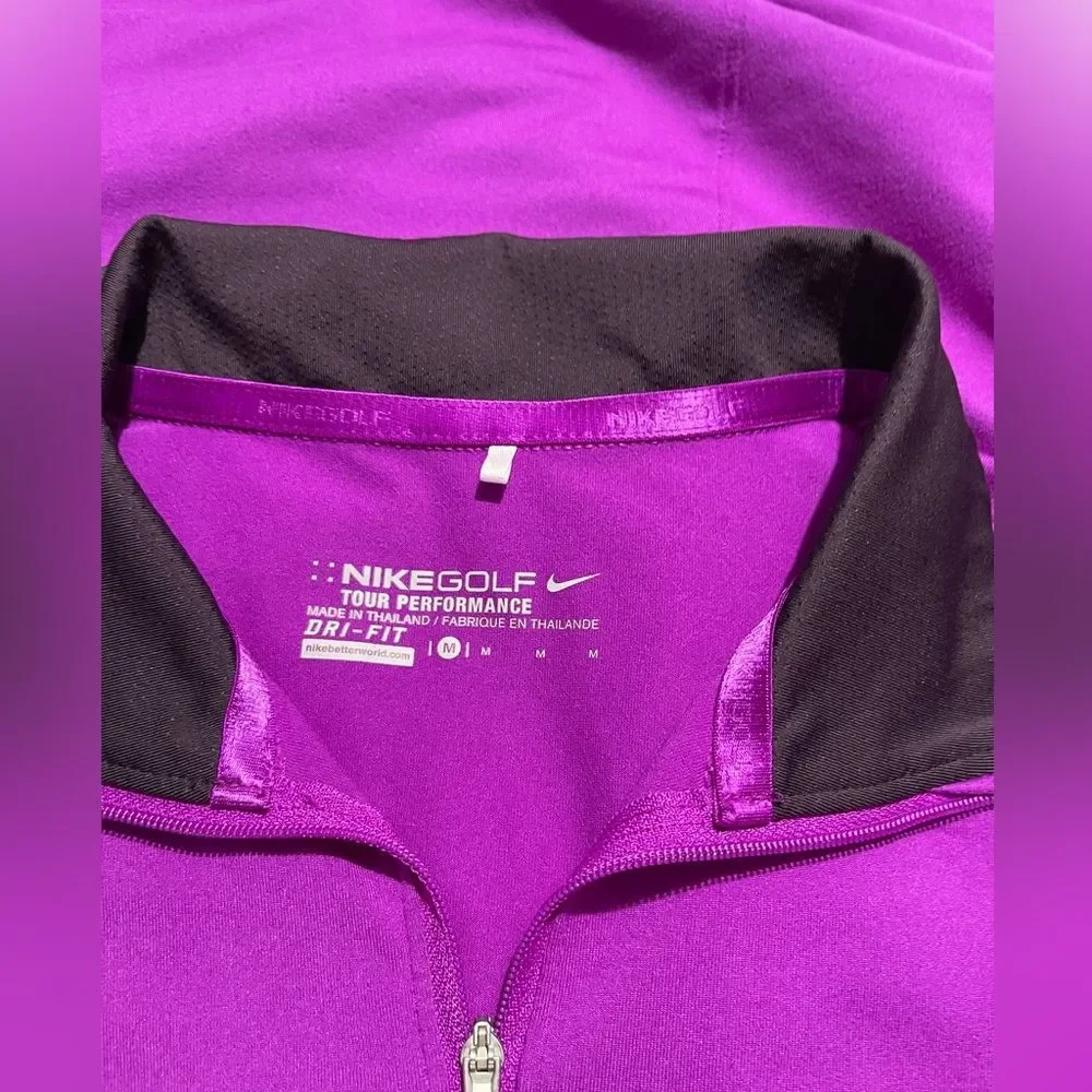 Nike Dri Fit performance sweater purple long sleeve women’s M